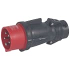 Legrand - Fiche mobile droite Hypra IP44 16A - 380V~ à 415V~ - 3P+N+T - caoutchouc