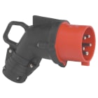 Legrand - Fiche mobile coudée Hypra IP44 32A - 380V~ à 415V~ - 3P+N+T - caoutchouc