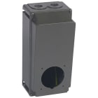 Legrand - Boîtier simple pour prises saillie Hypra - 3 entrées ISO 25 - plastique