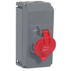 Legrand - Prise saillie fixe Hypra IP44 63A - 380V~ à 415V~ - 3P+T - plastique