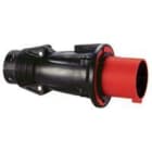 Legrand - Fiche mobile droite Hypra IP44 63A - 380V~ à 415V~ - 3P+N+T - caoutchouc