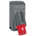 Legrand - Boîtier Hypra pour prises saillie 63A - 2 entrées ISO 32 + 1 ISO 20 - plastique