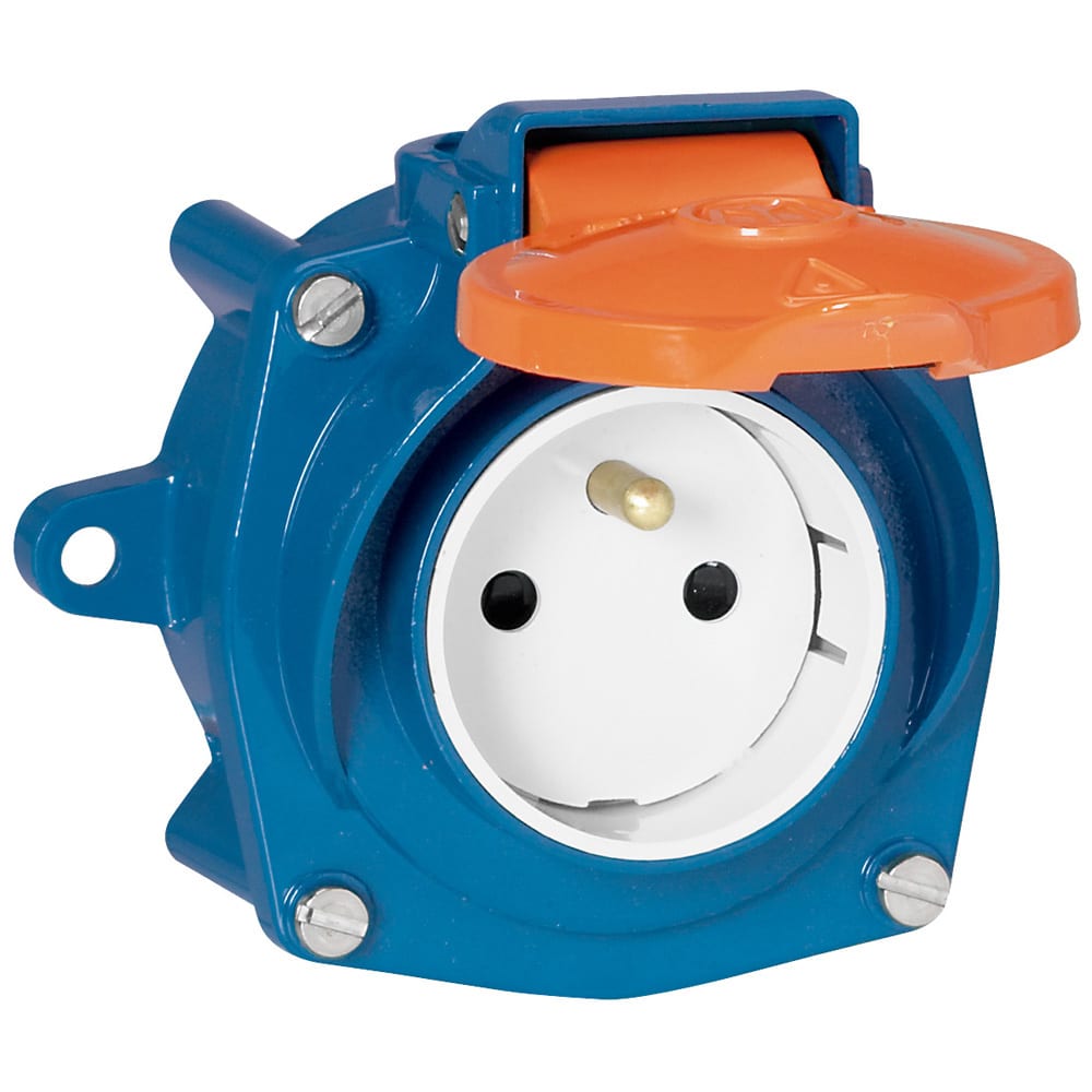 Legrand - Prise saillie metal Martin Lunel 2P+T IP44 16A 200V a 250V