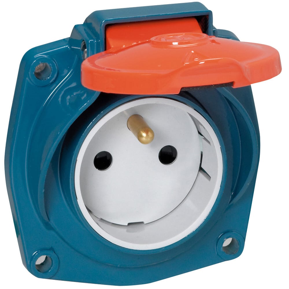 Legrand - Prise tableau metal Martin Lunel 2P+T IP44 16A 200V a 250V