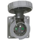 Legrand - Prise de courant fixe 2P+T 250V~ brochage domestique Hypra IP66/67-55 plastique