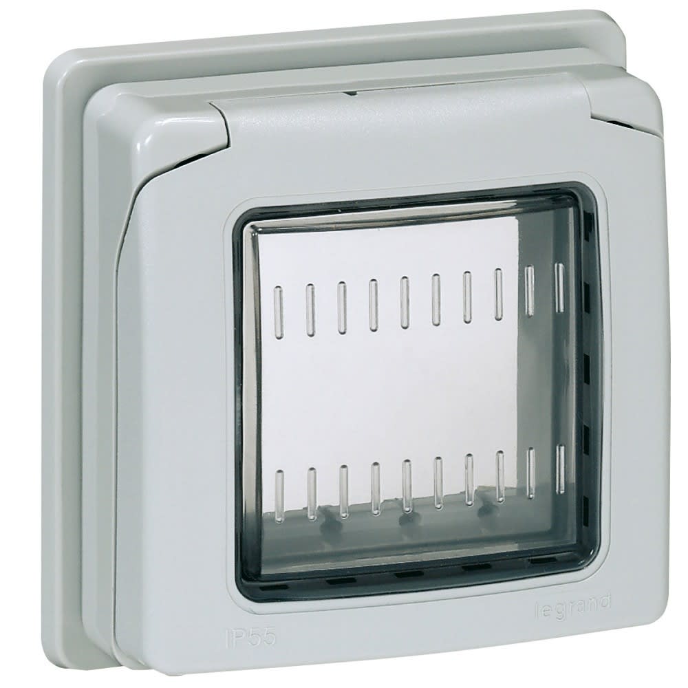 Legrand - Adaptateur IP55 pour mécanismes Mosaic 2 modules pour coffrets mobiles P17