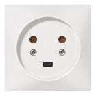 Legrand - Socle 2P+T à vis avec éclips de protection dimensions 80x80mm