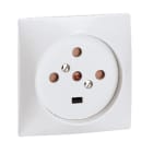 Legrand - Socle 3P+N+T à vis avec éclips de protection dimensions 80x80mm