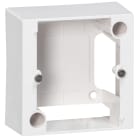Legrand - Cadre saillie 1 poste pour montage prise 80x80mm - 82x82x40mm - ivoire