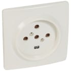 Legrand - Socle 3P+N+T à vis avec éclips de protection dimensions 95x95mm