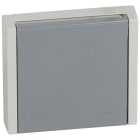 Legrand - Prise de courant 3P+T 20A pour boite Ø67mm Plexo complet IP44 encastré - gris
