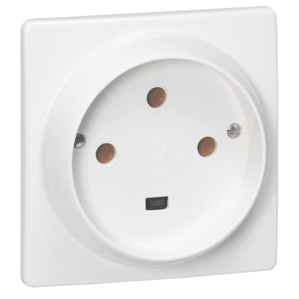 Legrand - Socle 3P+T 32A , avec éclips de protection