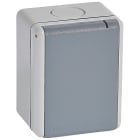 Legrand - Prise étanche 3P+T 32A Plexo complet IP44 saillie - gris