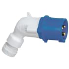 Legrand - Fiche mobile coudée P17 IP44 16A - 200V~ à 250V~ - 2P+T