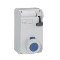 Legrand - Coffret P17 IP55 avec interrupteur et 1 prise 32A 2P+T - 200V~ à 250V~ 50Hz-60Hz