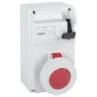 Legrand - Coffret P17 IP55 avec interrupteur et 1x3P+N+T 32A - 380V~ à 415V~ - 50Hz à 60Hz