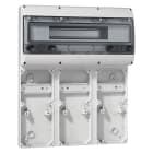 Legrand - Embase P17 - recevant plastron 280x125 - rail 18 modules - 9 socles 16A