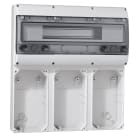 Legrand - Embase P17 - recevant plastron 220x125 - rail 18 modules - 6 socles 16A