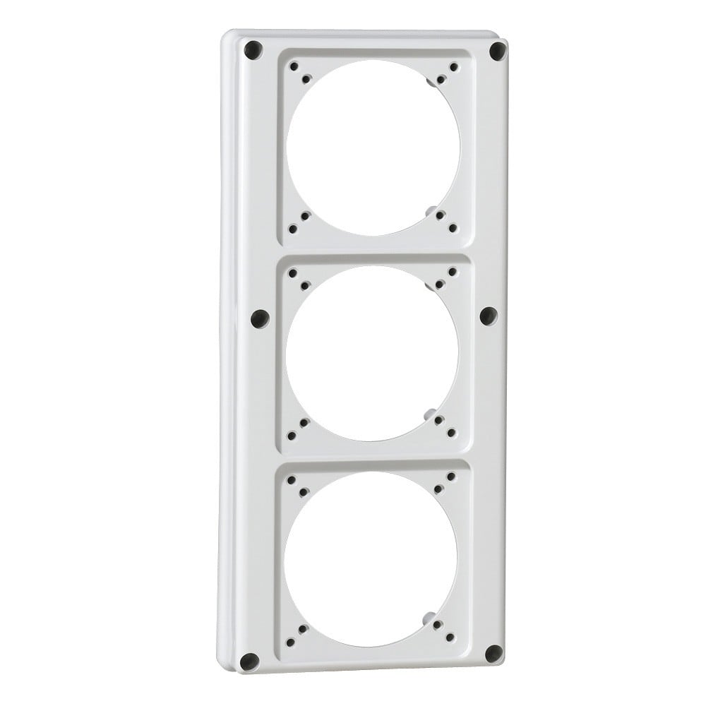 Legrand - Plastron P17 280x125mm recevant 3 prises 16A pour composer un coffret P17