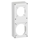 Legrand - Plastron P17 280x125mm recevant 1 prise 16A/32A + prise 63A - coffret P17