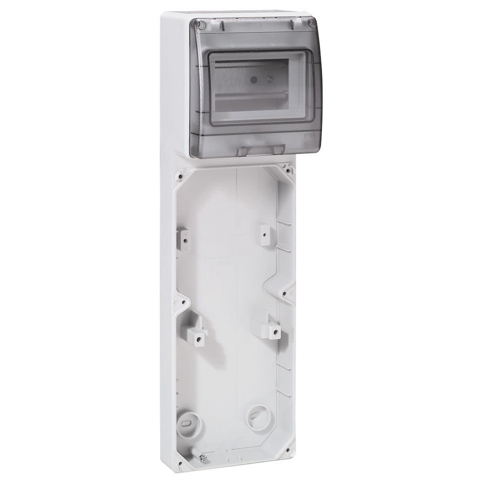 Legrand - Embase P17 - recevant plastron 280x125 - rail 5 modules - 3 socles 16A