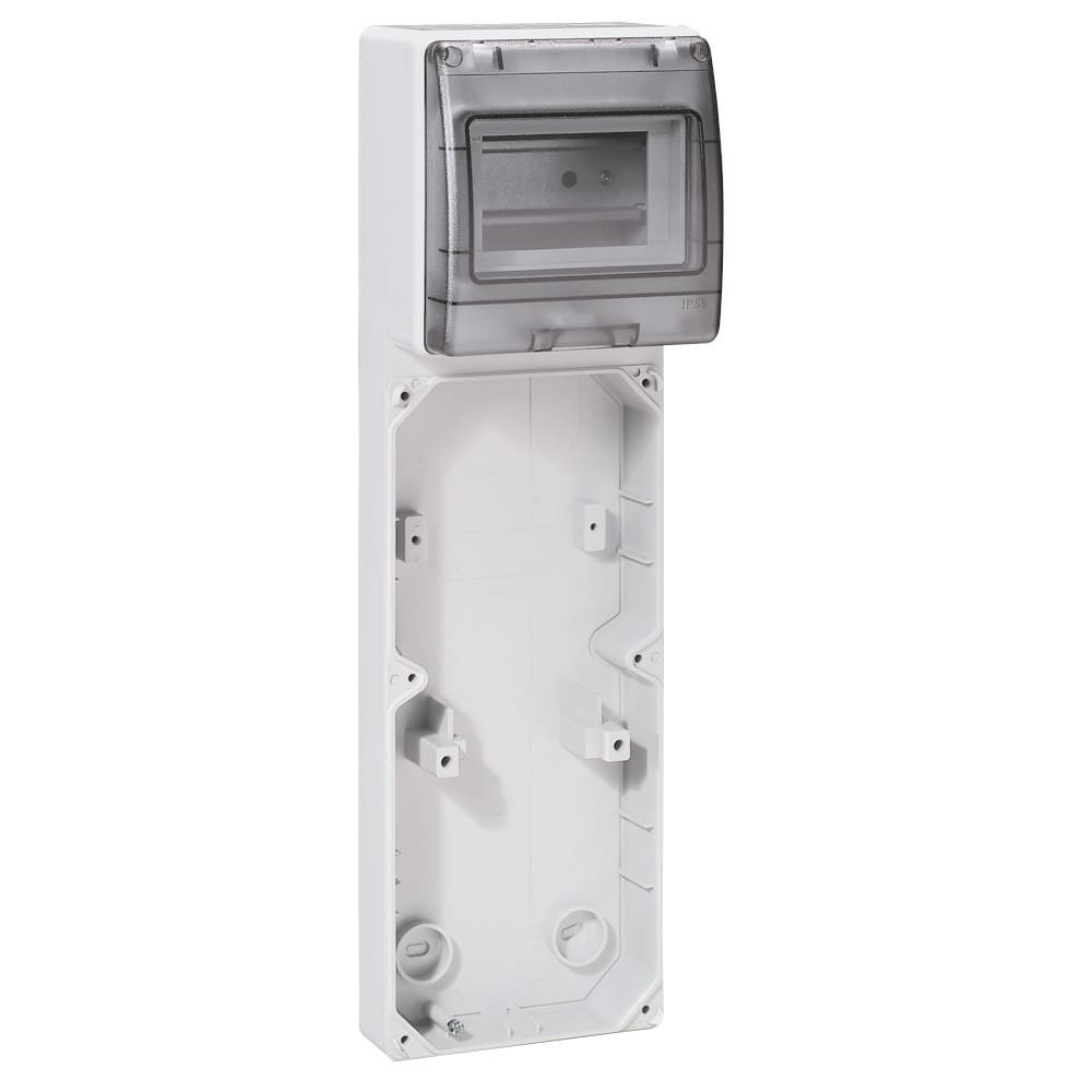 Legrand - Embase P17 - recevant plastron 280x125 - rail 5 modules - 3 socles 16A