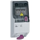 Legrand - Prise TBT P17 IP44 pour embase hauteur 280 à 501mm - 160VA