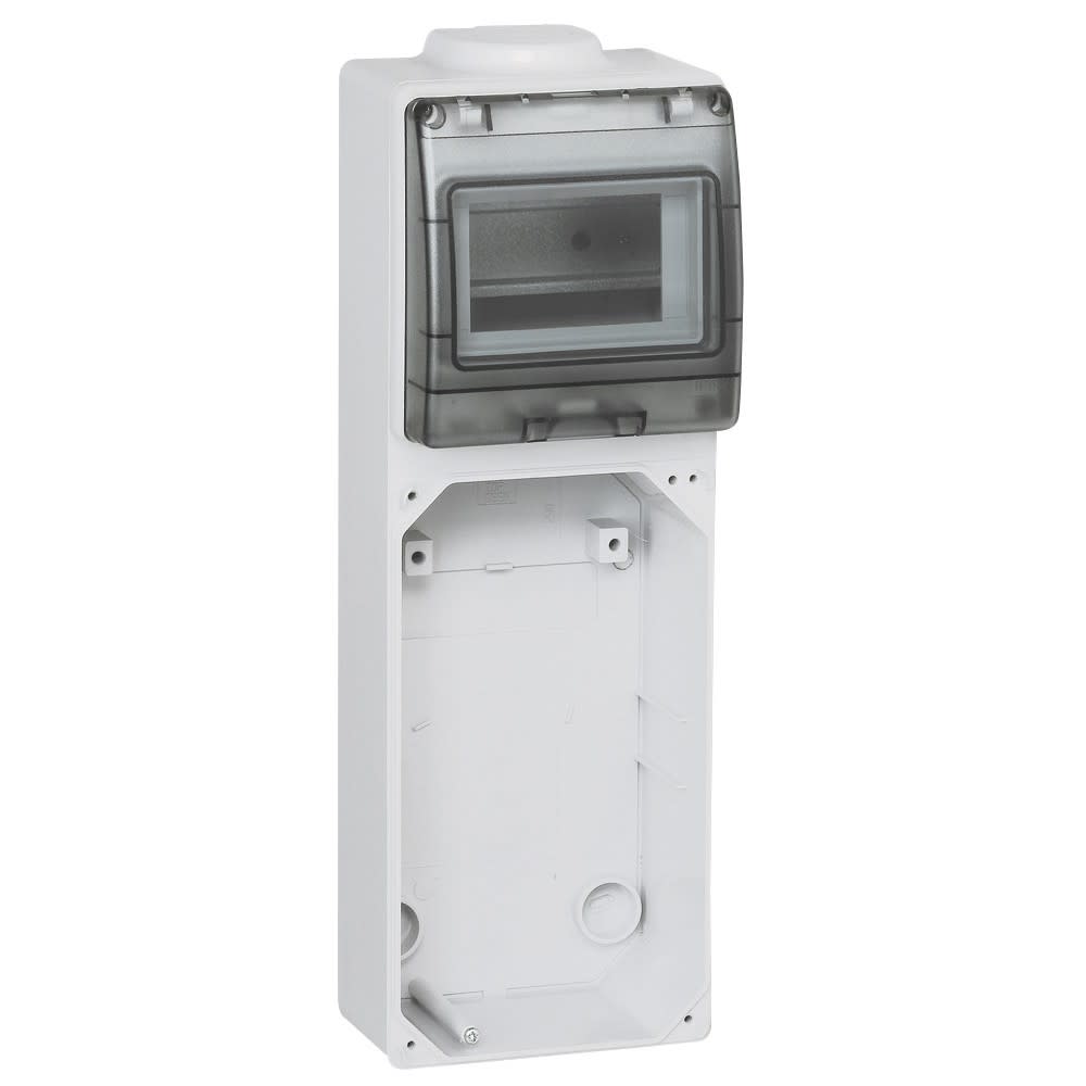 Legrand - Embase P17 - recevant plastron 220x125 - rail 5 modules - 2 socles 16A