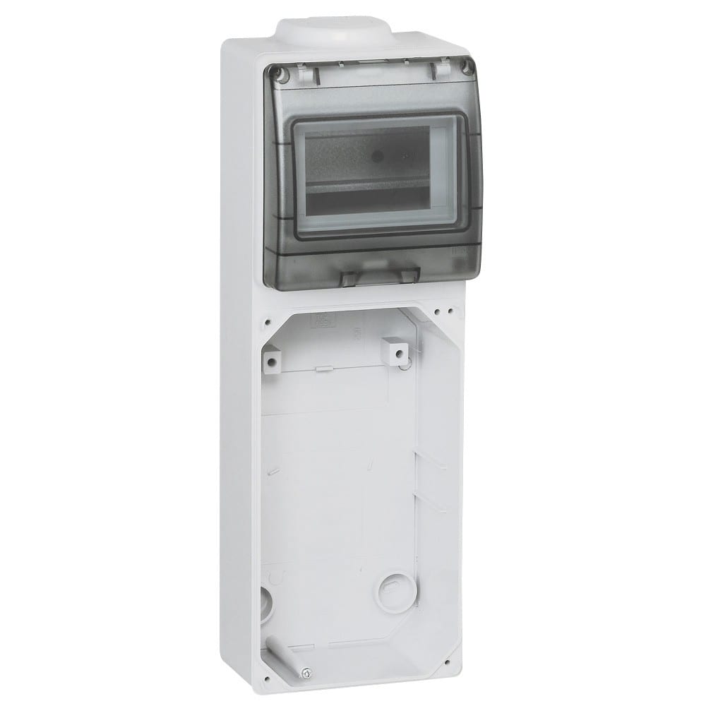 Legrand - Embase P17 - recevant plastron 220x125 - rail 5 modules - 2 socles 16A