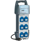 Legrand - Coffret de chantier P17 IP44 IK10 - 16A - 250V~~ - 6 prises + cordon