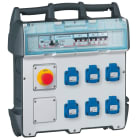 Legrand - Coffret de chantier P17 IP44 IK09 - 16A - 400V~~ - 6 prises NFC