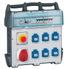 Legrand - Coffret de chantier P17 IP44 IK09 - 32A - 230V~~ - 6xNFC + 1x3P+N+T