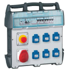 Legrand - Coffret de chantier P17 IP44 IK09 - 40A - 230V~~- 6xNFC + 1x3P+N+T
