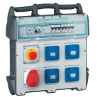 Legrand - Coffret de chantier P17 IP44 IK09 - 40A - 400V~~ - 4xNFC + 1x3P+T