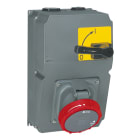 Legrand - Coffret monoprise Hypra IP66/67-55 1 inter-sect + 1 x3P+T 125A 380 à 415V~