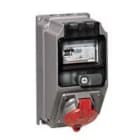 Legrand - Coffret monoprise Hypra IP44 - prise 3P+T 16A 380V~ à 415V~ + disjoncteur diff