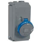 Legrand - Prise saillie simple fixe Hypra IP66/67-55 63A - 200V~ à 250V~ - 3P+T
