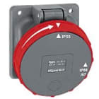 Legrand - Prise fixe Hypra IP66/67-55 125A - 380V~ à 415V~ - 3P+T