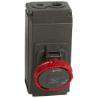 Legrand - Prise saillie simple fixe Hypra IP66/67-55 63A - 380V~ à 415V~ - 3P+N+T