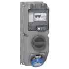 Legrand - Coffret monoprise Hypra IP66/67-55 1x 2P+T 16A 200-250V~ + 1 inter + 1 disj diff