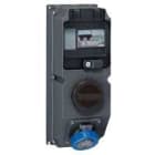 Legrand - Coffret monoprise Hypra IP66/67-55 -prise 2P+T 32A 200-250V~ + inter + disj diff