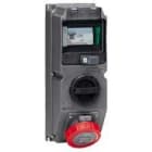 Legrand - Coffret monoprise Hypra IP66/67-55 prise 3P+N+T 32A 380-415V~ + inter +disj diff