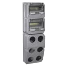 Legrand - Coffret à composer Hypra avec rail pour 6 prises 16A/32A 740x230x181mm