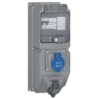 Legrand - Coffret Hypra IP44 - 2 prises 200/250V~~ - disjoncteur différentiel