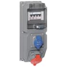 Legrand - Coffret Hypra IP44 - 2 prises (1 prise 32A 3P+T) - disjoncteur