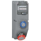 Legrand - Coffret multiprise Hypra IP66/67-55 - 1 prise 32A 3P+T + 1 disjoncteur