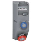 Legrand - Coffret multiprise Hypra IP66/67-55 - 2 prises : prise 32A 3P+N+T + disjoncteur