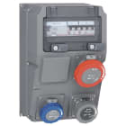 Legrand - Coffret 3 prises Hypra IP66/67-55 dont 1x3P+T 32A , 1 disj, 1 inter différentiel