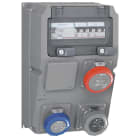 Legrand - Coffret multiprise Hypra IP66/67-55 -3prises dont prise 16A 3P+T+disj+inter diff