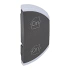 Legrand - Enjoliveur simple Céliane marquages GEN , ON et OFF montage droite - graphite